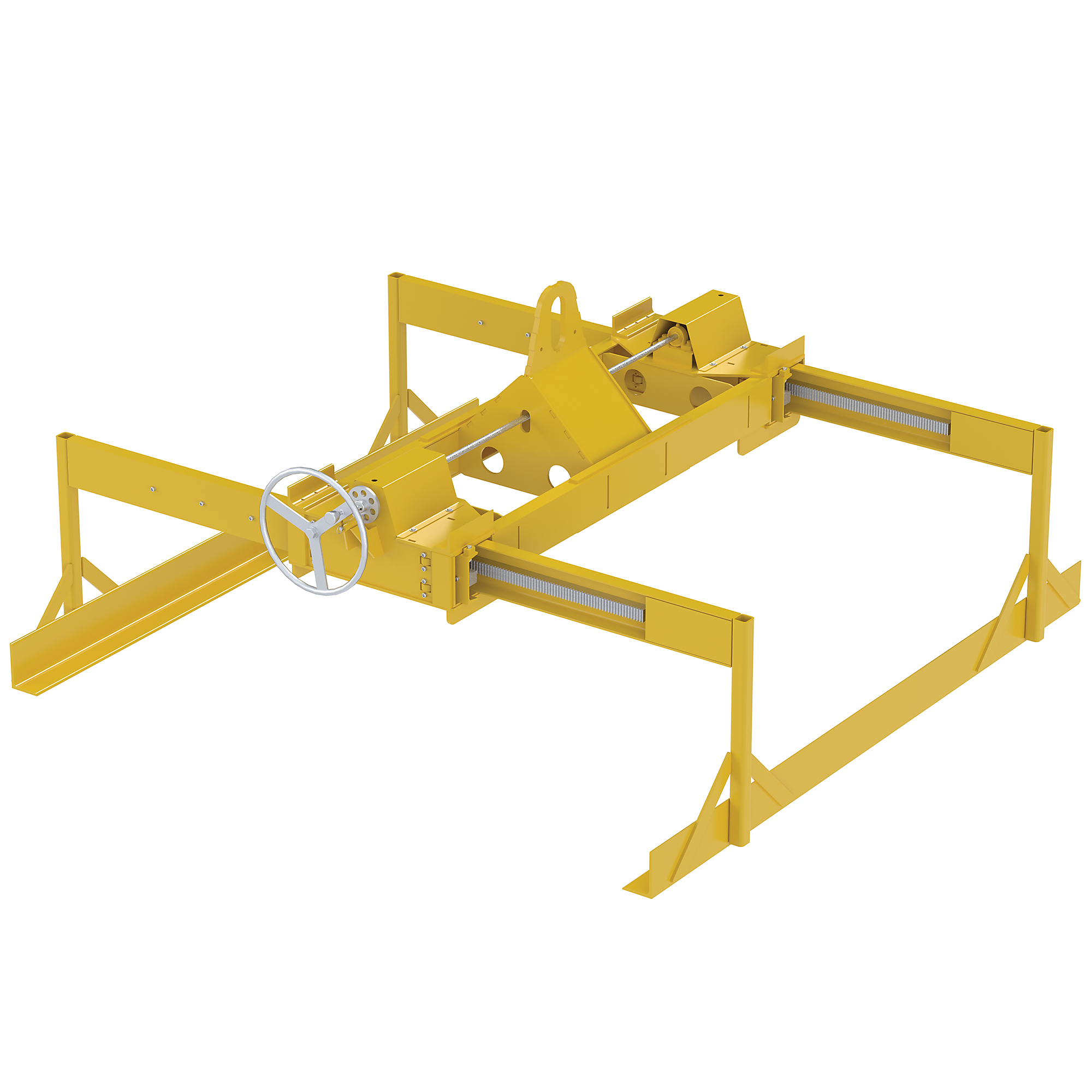 Vestil Steel Horizontal Sheet Lifter 10,000 Lb. Capacity Yellow